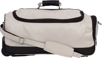 Mboss (Expandable) Duffel Strolley Bag Duffel Strolley Bag(White)
