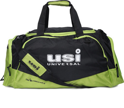 

USI UNIVERSAL Green And Black Duffel Bag Travel Duffel Bag(Green, Black), Black;green