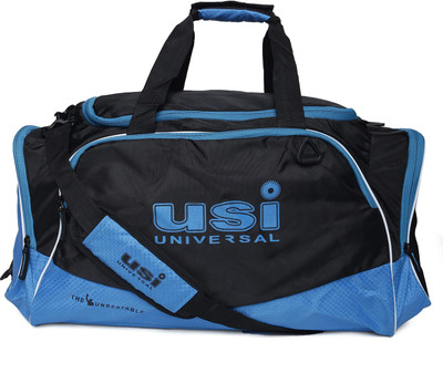 

USI UNIVERSAL Sky Blue And Black Duffel Bag Travel Duffel Bag(Blue, Black), Black;blue