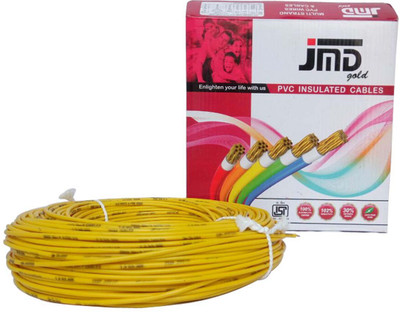 

JMD GOLD FR, PVC 1.0 sq/mm Yellow 90 m Wire(Yellow)