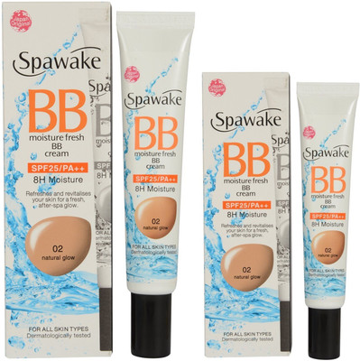Spawake Moisture Fresh BB Cream 02 Natural Glow (Pack of 2) (30g+15g)(45 g)