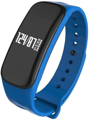 

WEARFIT Fitness Tracker Watch Bluetooth Smart Band Sleep Monitor Wristband Pedometer Call Remind Wearable Smart Bracelet OLED Touch for Android IOS Smart Phone Fitness Band(Black), Blue