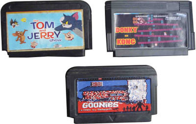 

PTCMart 8 Bit Tv Video Game Cassettes Like Tom & Jerry & Mix Numbers( Set Of 3) Gaming Accessory Kit(Multicolor, For Wii)