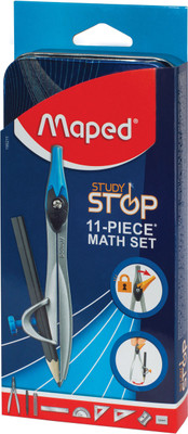 

Maped Barbie Study Stop 11 Instrument Set Geometry Box(Multicolor)