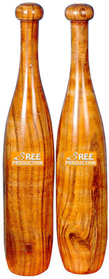 

SREE PRODUCTION CLUBBELLS 2Kg -2Nos Brown Indian Clubs(4 kg)