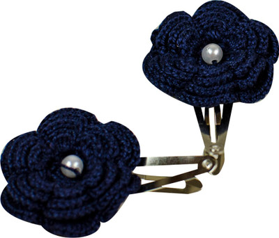 

LA Riyo Crochet Handmade Clip 1738 Hair Clip(Blue)