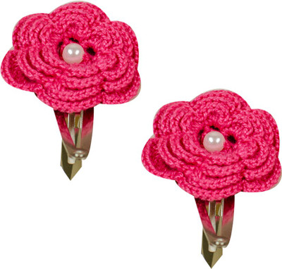 

LA Riyo Crochet Handmade Clip 1302 Hair Clip(Pink)