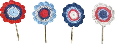 

LA Riyo Crochet Handmade Clip 447 Hair Clip(Multicolor)