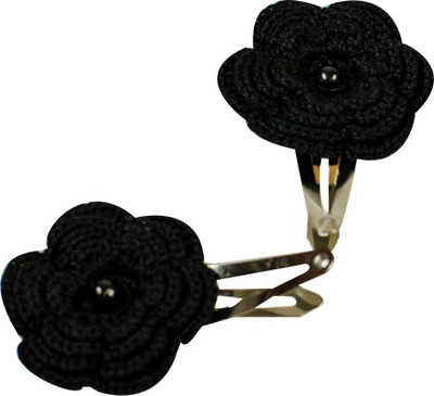 LA Riyo Crochet Handmade Clip 1188 Hair Clip(Black)