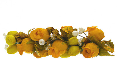 

Anuradha Art Jewellery Designer Back Pin Back Pin(Yellow)