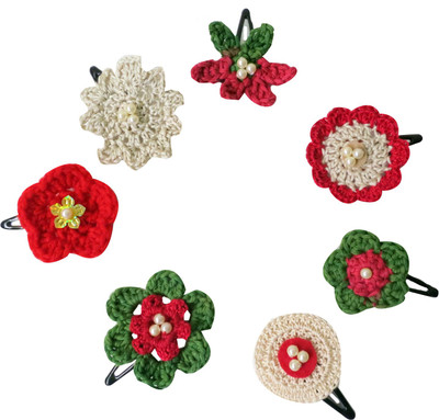 

LA Riyo Crochet Handmade Clip 772 Hair Clip(Multicolor)