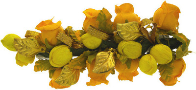 

Anuradha Art Jewellery Designer Back Pin Back Pin(Yellow)