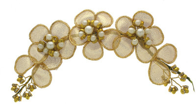 

Anuradha Art Jewellery French Roll Pin Bun Clip(Gold)