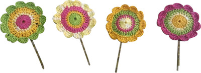 

LA Riyo Crochet Handmade Clip 333 Hair Clip(Multicolor)