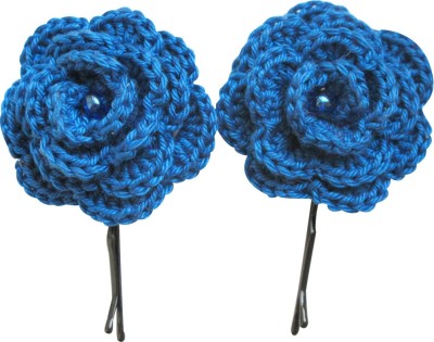 

LA Riyo Crochet Handmade Clip 600 Hair Clip(Blue)