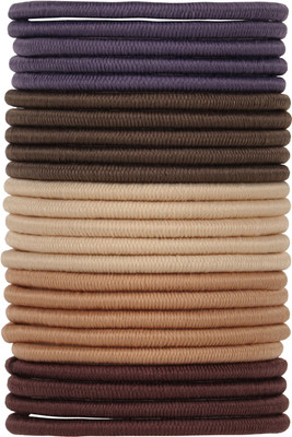 

Franck Provost (France) Thin Elastic Ponytail Hair Rubber Bands (24 pcs) - (Mix-Colour) Rubber Band(Multicolor)