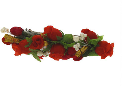 

Anuradha Art Jewellery Designer Back Pin Back Pin(Red)