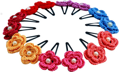 

LA Riyo Crochet Handmade Clip 1560 Hair Clip(Multicolor)