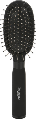 

Franck Provost (France) Detangling Travel Metal Bristle Hair Brush for Thick Hair - (Black)