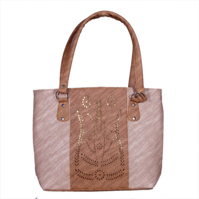 

DIGITRENDZZ Hand-held Bag(Brown, Pink)