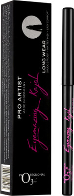 

O3+ Pro Artist Eyemazing Kajal - Long Wear Smudge Proof Matte Finish - Made in Germany(Black, 0.35 g)