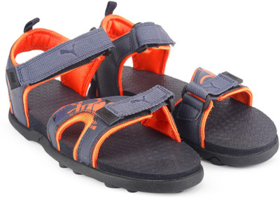 

Puma Boys & Girls Velcro Sports Sandals(Blue, Vintage indigo-peacoat-shockin