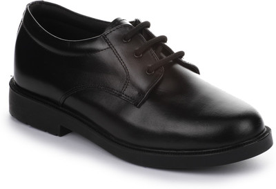 Prefect By Liberty Boys Lace Formal Boots(Black, 9 - 10 Years)