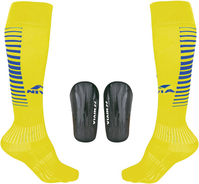 

Nivia Combo of Wisdom Shinguard (L) & Encounter Stocking (L) Football Kit