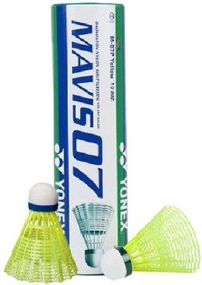 

Yonex 'Mavis 07' Nylon Shuttle - Yellow(Medium/Slow, 75, Pack of 6)