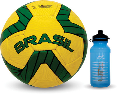 

Nivia Combo of Brasil Kross World Football & Ultra Sipper Football Kit