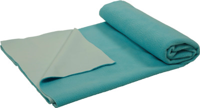 

JAZE BABY 0 TC Polycotton Single Plain Bedsheet(Pack of 1, Blue)