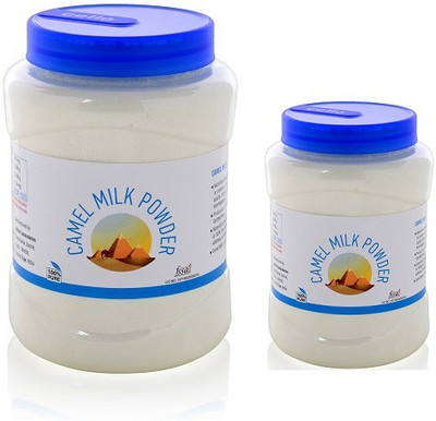 

Nutra Vita Camel ONE Unit Each of 200 G and 50 G (Freeze Dried,Gluten Free, No Additives, No Preservatives) Packed in Reusable PET Bottles Milk Powder(250 g, Pack of 2)