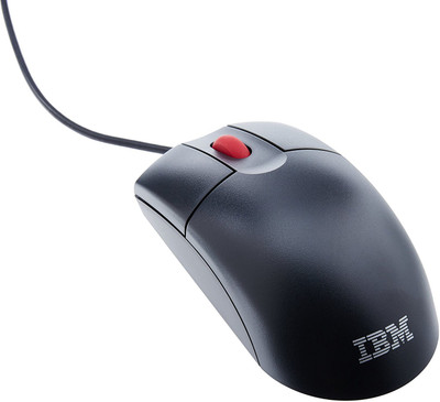 

IBM 2 Button Optmouse Wheel Black USB Wired Optical Gaming Mouse(PS/2, Black)