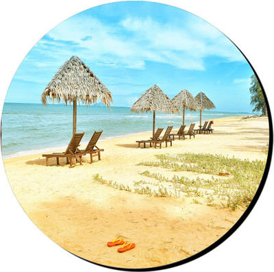 

PRINTHUBS Printed Round Mouse Pad _ 16 (Multicolor) Mousepad(Multicolor)