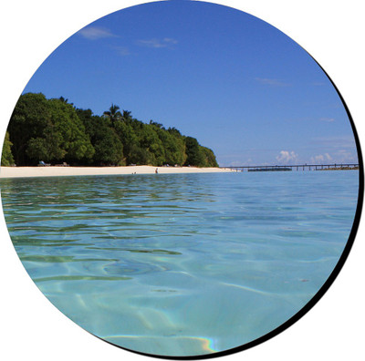 

PRINTHUBS Printed Round Mouse Pad _ 05 (Multicolor) Mousepad(Multicolor)