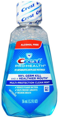 

Crest Pro Health Mouthwash - Refreshing Clean Mint (blue) - Mint(36 ml)