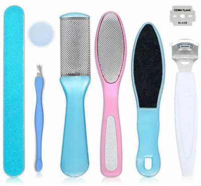 

TONY STARK Pedicure Foot File Set- Dead Hard Skin Callus Remover, Portable Scraper Foot Care Tool(159 g, Set of 8)