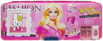 

Kotak Sales 1 barbie Art Plastic Pencil Boxes(Set of 1, Pink)