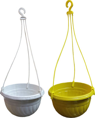 

Elegance Plant Container Set(Pack of 2, Plastic)