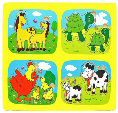 

Emob Early Educational Wooden Learning Jigsaw Puzzle Board Game for Kids and Toddler(1 Pieces)