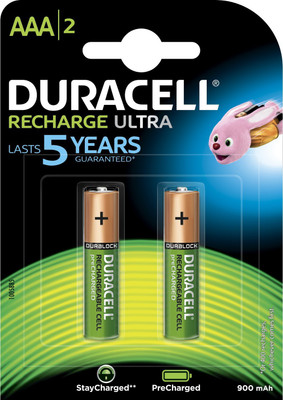 Duracell Ultra A A A - 2 Pcs - 900 mAh Battery(Pack of 2)