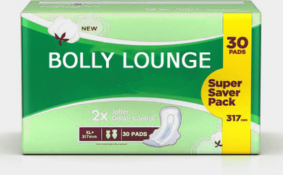 

Bolly Lounge clean Sanitary Pad(Pack of 30)
