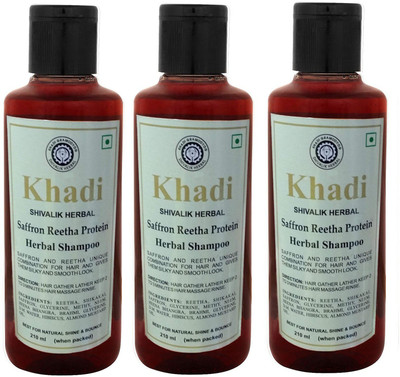 

Khadi Herbal Saffron Reetha Protein Shampoo(630 ml)