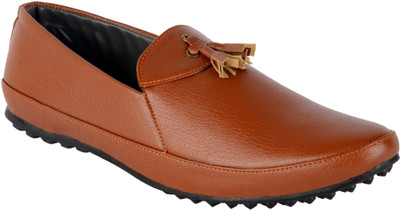 

JUMPING SHOES Loafers For Men(Tan