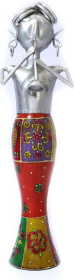 

EMGEE INC Decorative Showpiece - 35 cm(Iron, Silver, Multicolor)