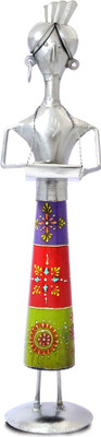 

EMGEE INC Decorative Showpiece - 50 cm(Iron, Silver, Multicolor)