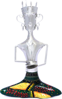 

EMGEE INC Decorative Showpiece - 30 cm(Iron, Silver, Multicolor)