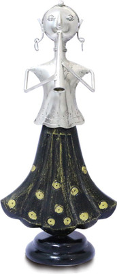 

EMGEE INC Decorative Showpiece - 38 cm(Iron, Silver, Multicolor)