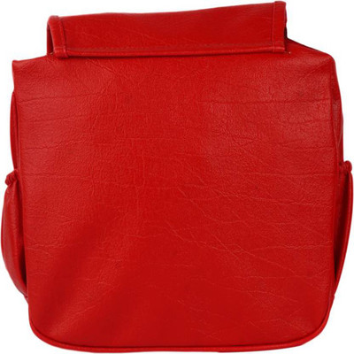 

JUSTEEFY Women Red Leatherette Sling Bag