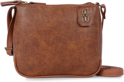 

Baggit Women Brown PU Sling Bag